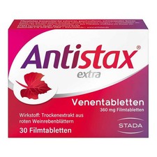 Antistax extra Venentabletten bei Krampfadern · 30 St · PZN 00002312