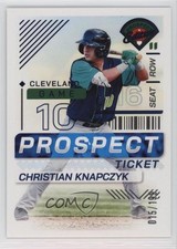 2024 Panini Prospect Edition Blue 15/199 Christian Knapczyk #54 19l7