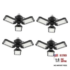 LED Garage Lights Bulb -80W, 8000LM 6500K Led Shop Light with 3 4 Pack
