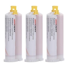 3 x Light Body Regular Set Dental VPS Impression Material, 50ml PVS