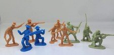 BMC Alamo Military Toy Soldiers Lot Of 10 Pose Color Mix