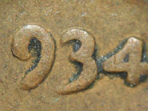 HIGH GRADE MINT ERROR 1934-P  LINCOLN WHEAT CENT DDO#5   VG+
