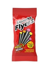 Flyers Liquorice Candy Sticks - 7 Pack x 12, Classic Licorice Sweets, Bulk Confe