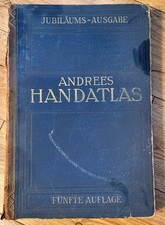 Andrees Handatlas Jubiläumsausgabe - 5. Auflage 1907
