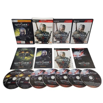 The Witcher 2: Assassins Of Kings & 3 Wild Hunt PC DVD game + Soundtrack R18+