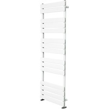 Heated Towel Rail Radiator Bathroom Flat Panel Ladder Warmer Designer White