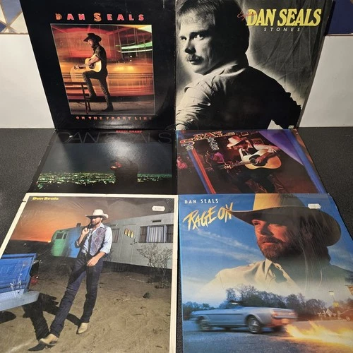 Dan Seals x6 Vinyl LPs - 12" Folk Country Record Albums Inc Rebel Heart Etc