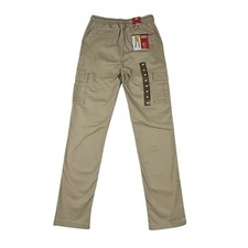 Levi s Youth Cargo Pants Size 16 Khaki Pull On Stretch Tapered NWT