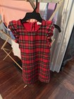 Vineyard Vines Girls Size 6 Red Plaid Sleeveless Jumper — photo 4