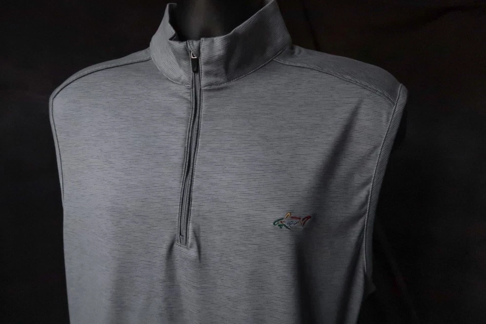 Greg Norman PlayDry Heather Gray Half Zip Vest (L) OMG!! ⛳️ - Image 2 of 4