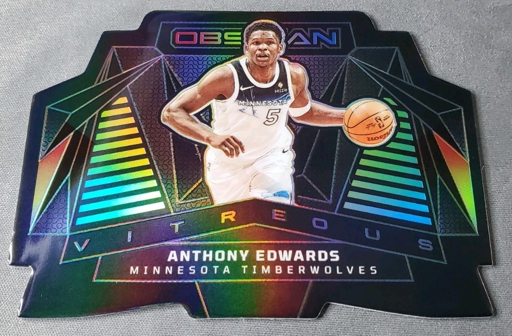 2024-25 Panini Obsidian Vitreous #7 - Anthony Edwards - Case Hit SSP