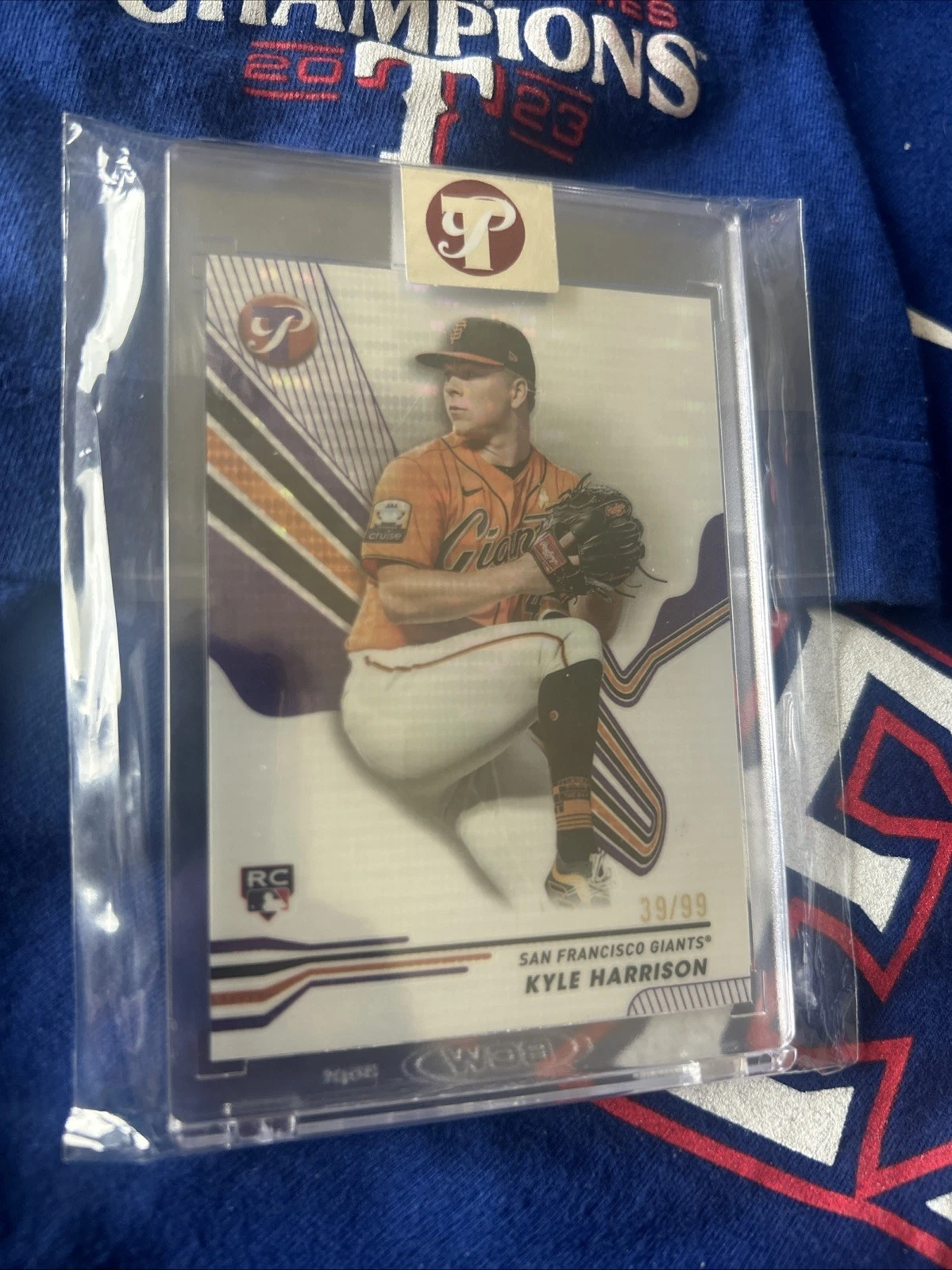 2024 Topps Pristine - Kyle Harrison #168 Purple Refractor /99 (RC)