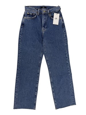 7 For All Damen Jeans Gr. 26 Mankind Damen Logan Stovepipe Jeans high waist