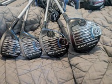 Right Tour Edge Exotics exs wood set.3,5 woods.4,5 hybrids.15,18,22,25.stiff.