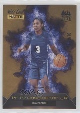 2022 Matte Draft Rising Heat Gold - Blue Flames 8/10 TyTy Washington Jr Ty 0u72