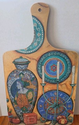 Vintage Jason Wilscombe Melamine Itailian Cutting Board Made In New Zealand 