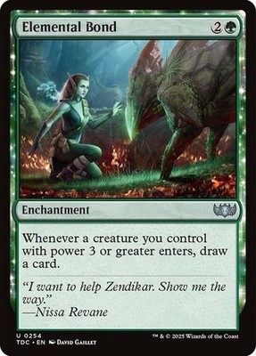 NM Elemental Bond, MTG, Tarkir: Dragonstorm, Magic the Gathering, 254