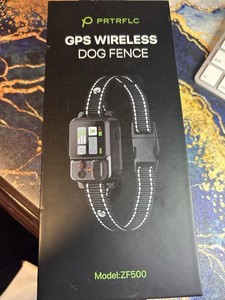 PRTRFLC GPS Wireless Dog Collar Fence System,Invisible Electric Fence for Dog