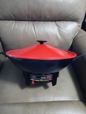 West Bend 6 Quart Red Electric Wok 14" Dia. Model # 79525