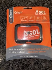 S.O.L. Survive Outdoors Longer Scout Survival Kit. Open Box