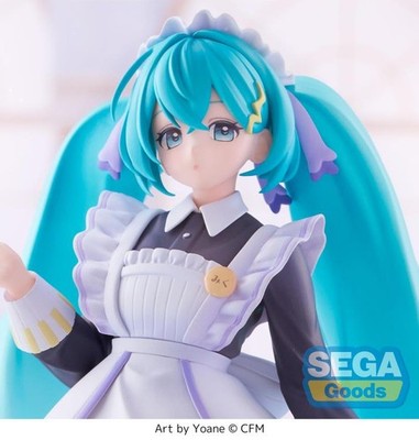 Hatsune Miku Luminasta Classical Maid Vocaloid Figure SEGA New