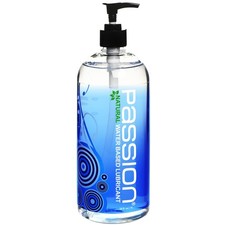 Passion Natural Water-Based Personal Lubricant, 34 Fl Oz Pack of 1 , Clear