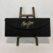 Maui Jim Trifold Black Foldable Sunglasses Eyeglass Case Magnetic Closure