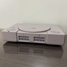 Sony PlayStation 1 SCPH-9001 PS1 Console, Cables & Island Blue Controller TESTED