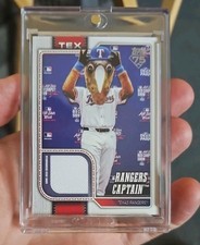 Rangers Mascot Captain Relic Game Used 2026 Topps Series 1 Celebration Texas