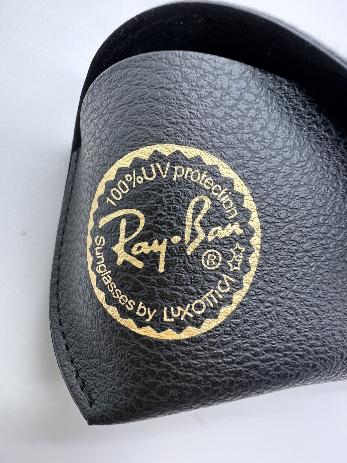 Rayban Sunglasses Eyeglasses Soft Leather Black Case Luxotica NO