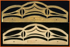 Radio giradischi Valvole epoca-Sagoma Profillo legno maschera mobile cassa 1950s