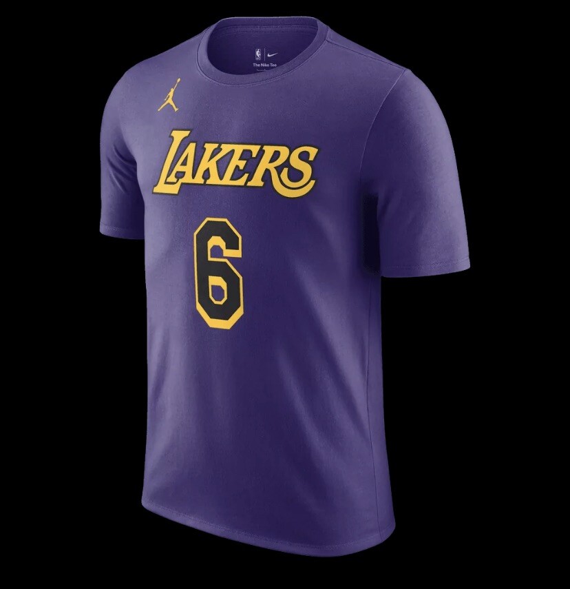 NEW Mens Nike LA Lakers Lebron James #6 Statement Edition Jordan