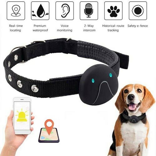 Anti-Lost Pet GPS Tracker Waterproof Dog Cat Locator Collar Fence Phone Tracking - Picture 2 of 8