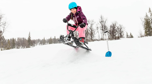 STIGA Snowracer Curve SX – Robuster Schlitten Mit Bmx-Lenker, Stahlrahmen, Brems - Bild 6 von 7