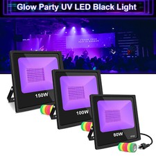 Black Light Bar UV LED 80W 100W 150W Blacklight Party Club Halloween DJ Light