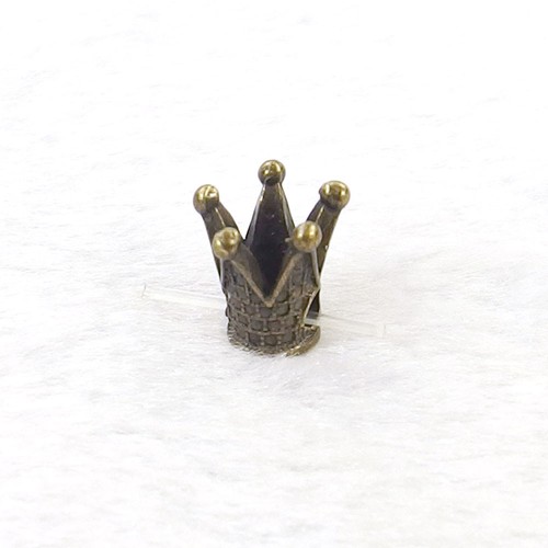 Encantador Metal Sólido Corona Dijes Pulsera Conector Espaciador Cuentas Hágalo usted mismo - Imagen 8 de 37