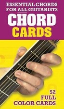 ESSENTIAL CHORDS FOR ALL GUITARISTS-CHORD CARDS-52 FULL COLOR CHORDS-NEW ON SALE