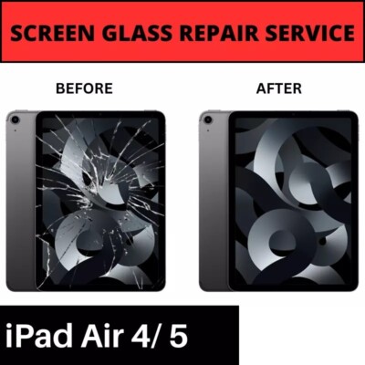 APPLE IPAD AIR 4TH GEN And 5th BROKEN SCREEN GLASS