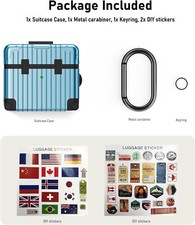 KOREDA Compatible with AirPods 3rd Generation Case Cover, Cute Funny Suitcase De