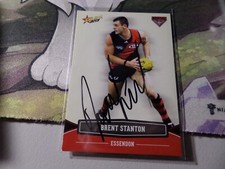 ✺Hand Signed✺ AFL 2013 Select Essendon Bombers -Brent Stanton Card #62