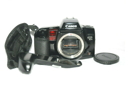 Canon EOS 10 QD/10 S SLR Film Camera Body w/Canon Hand Grip Auto