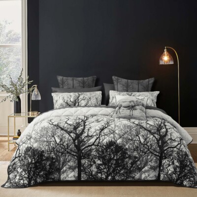 Bianca Boscage Coverlet Set Black