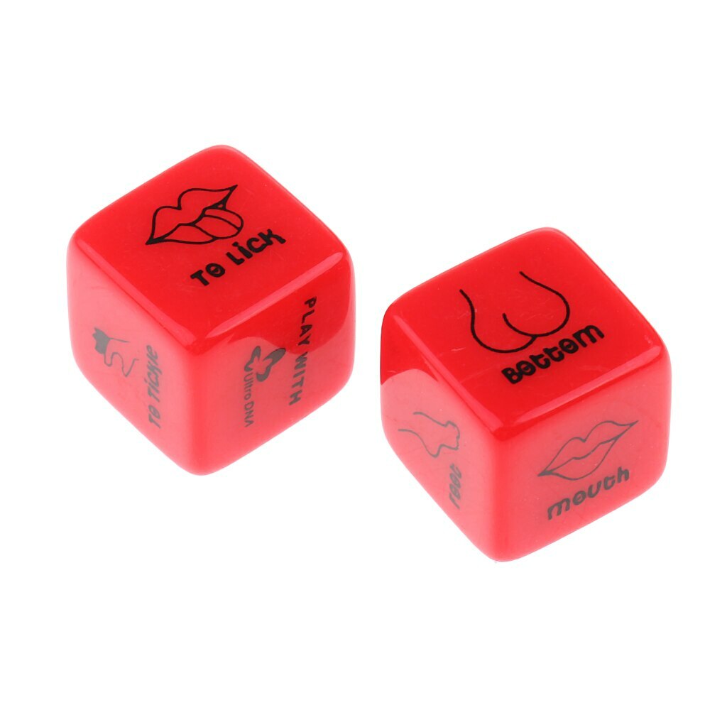 Sex Dice Game Adult Bachelor Party Gift with velvet storage bag