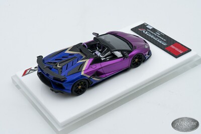 1/43 Make Up Lamborghini Aventador SVJ Roadster Purple