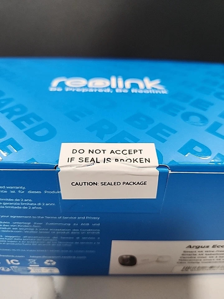 NEW !!! Reolink Smart  Argus Eco Ultra 4K Wire Free Battery Camera NIB  - Image 3 of 4