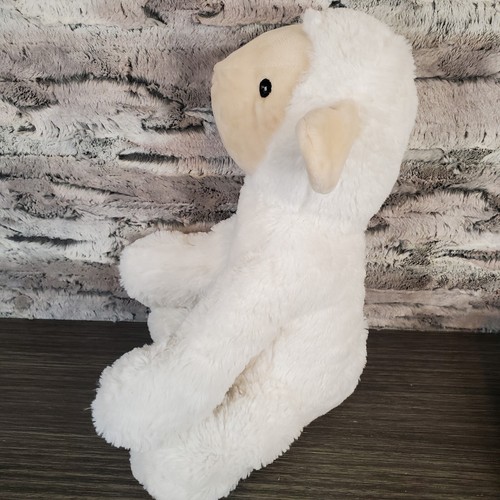 Peluche Silver One 14" cordero oveja grande sentado blanco usado en excelente estado - Imagen 2 de 8