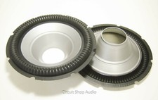 Pair 10" Poly Subwoofer Cones - Speaker Parts -- PL101