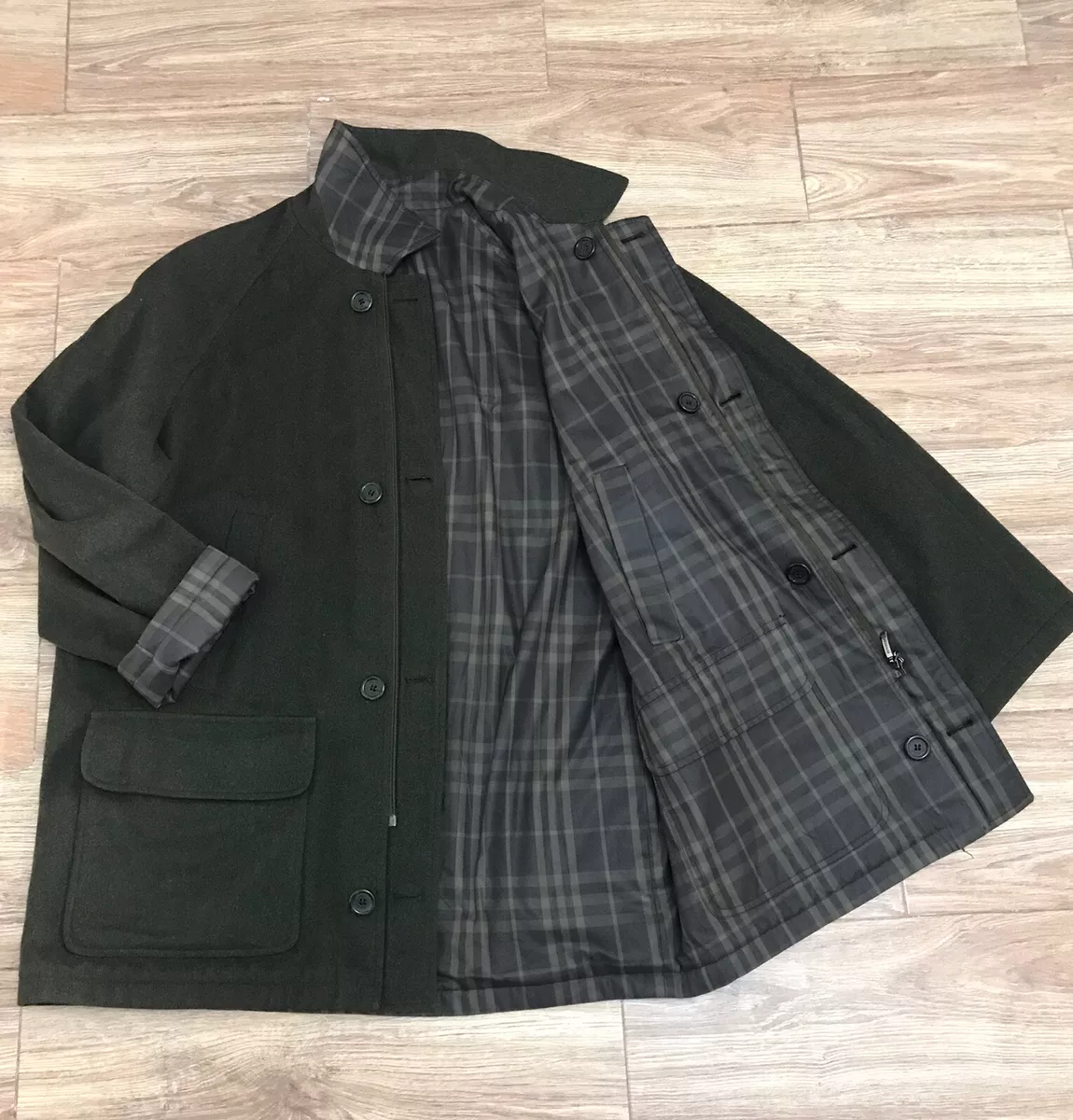 Burberry jacket best sale mens green