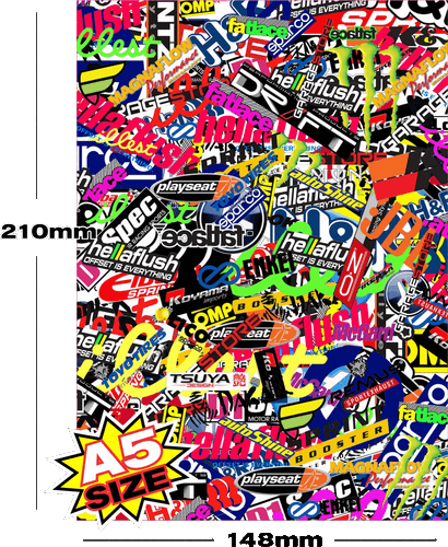 sticker bomb for car bike helmut iphone rc boat printed vinyl drift brand jdm a5 ebay