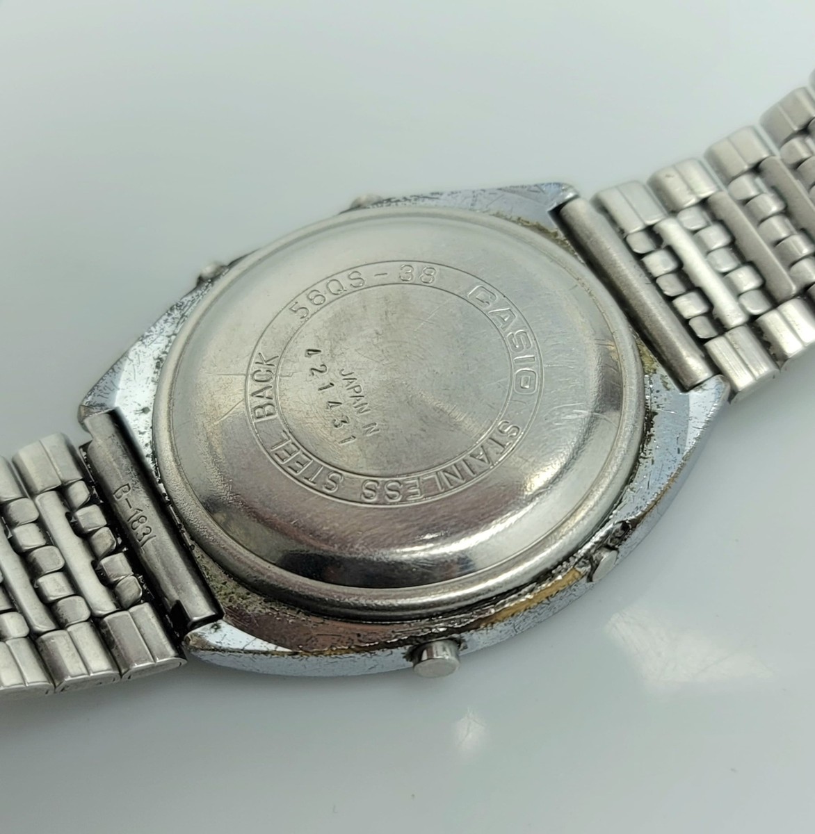 Casio Digital 56QS-38 Time Scan Quartz Vintage Men's Watch